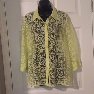 Alfred Dunner 3/4 sleeve top